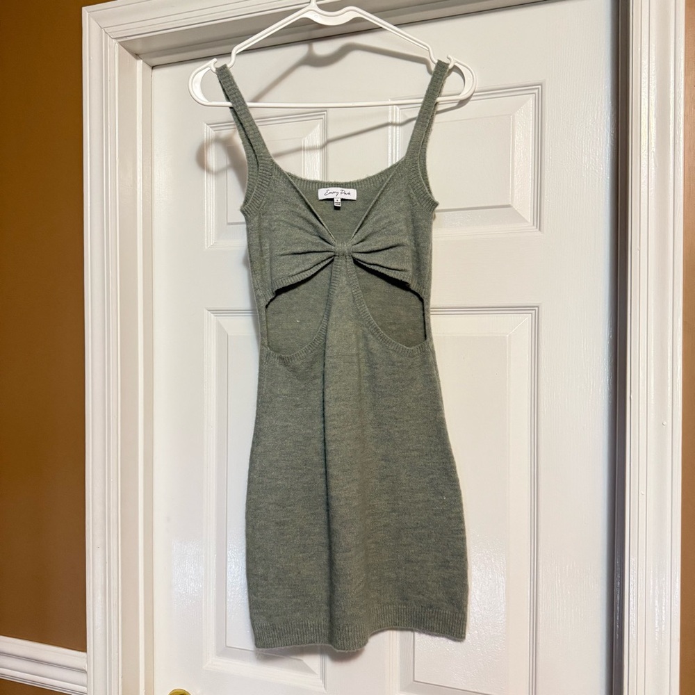 Emory Park Light Gray Knit Dress